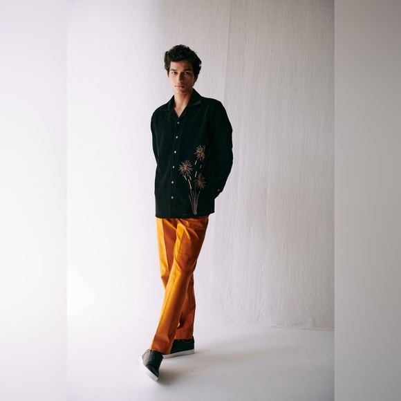 Perte D'Ego Fireworks Embroidered Shirt New With Tags Size Small - Picture 5 of 16